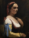 Jean-Baptise Camille Corot's 'Femme a la Manche (The Italian Woman or Woman with Yellow Sleeve)'