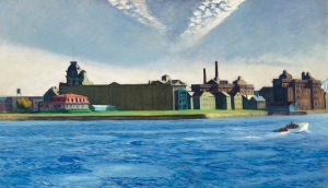 Edward Hopper&#039;s &#039;Blackwell&#039;s Island,&#039; 1928.