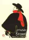The missing lithograph, Henri de Toulouse-Lautrec's 'Artiside Bruant Dans Son Cabaret, 1893' is similiar to this work by the artist.