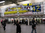 A Roy Lichtenstein mural in Times Square.