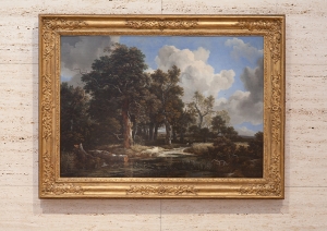 Jacob van Ruisdael&#039;s &#039;Edge of a Forest with a Grainfield,&#039; circa 1656.