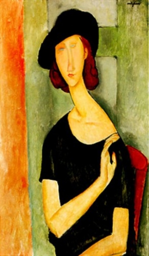 Amedeo Modigliani&#039;s &#039;Jeanne Hebuterne (au Chapeau),&#039; 1919.