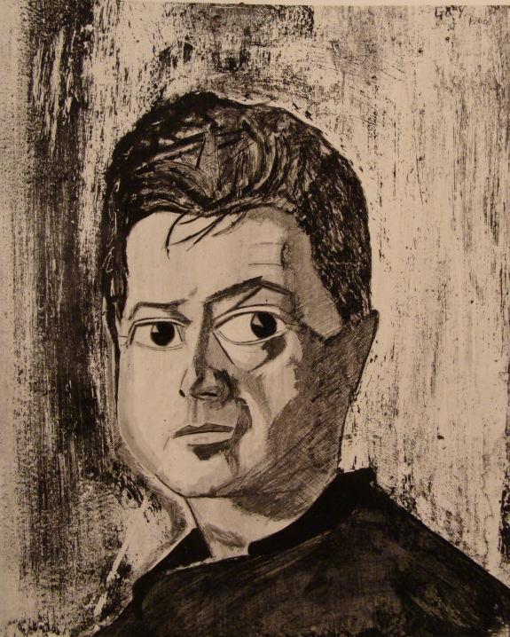 A portrait of Francis Bacon by Reginald Gray.