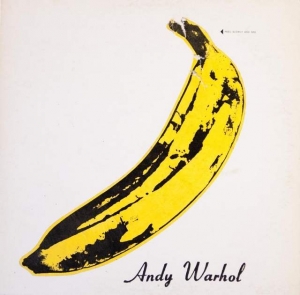 Andy Warhol&#039;s album cover for &#039;The Velvet Underground and Nico,&#039; 1967.