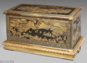 The rare Japanese chest acquired by the Rijksmuseum.
