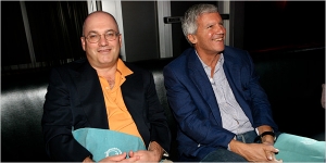 Steven Cohen with Larry Gagosian in 2007.