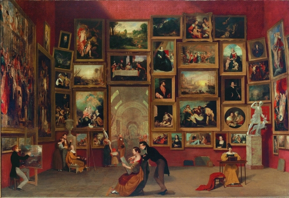 Samuel F.B. Morse&#039;s &#039;Gallery of the Louvre.&#039;