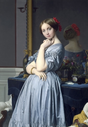 Jean-Auguste-Dominique Ingres&#039; portrait of &#039;Comtesse d&#039;Haussonville,&#039; 1845.