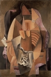 Pablo Picasso's 'Woman in an Armchair (Eva),' 1913.