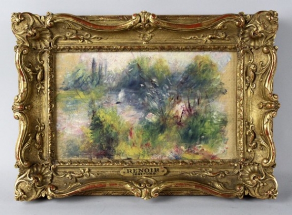 Pierre-Auguste Renoir’s ‘Paysage bords de Seine,’ 1879.