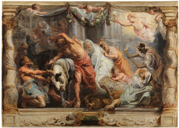 Peter Paul Rubens&#039; &#039;The Victory of the Eucharist over Idolatry,&#039; about 1622-25. 