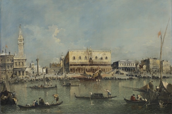 Francesco Guardi&#039;s &#039;Venice, the Bacino di San Marco with the Piazzetta and the Doge’s Palace.&#039;