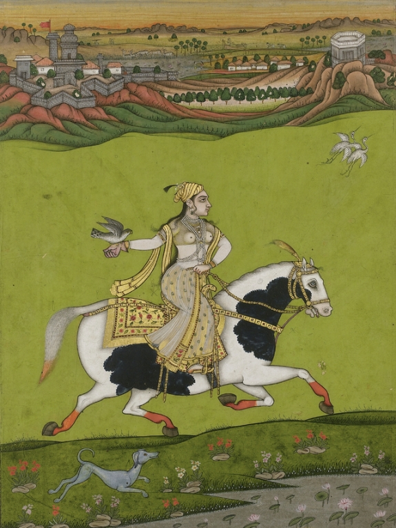 An 18th century Deccan painting.