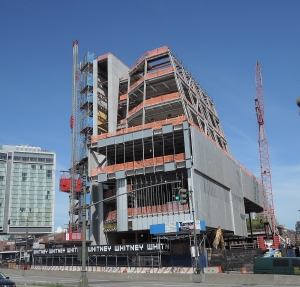 The Whitney&#039;s new building under construction in 2013.