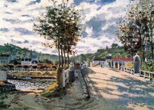 Claude Monet&#039;s &#039;The Seine at Bougival,&#039; 1869