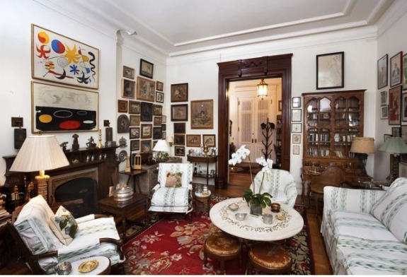 A room in one of Lauren Bacall&#039;s homes.