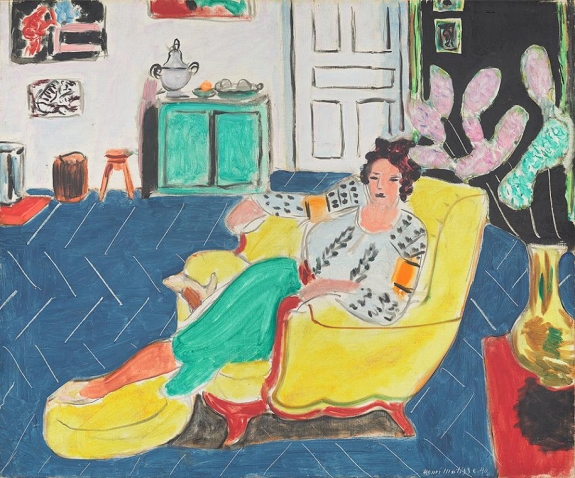 Henri Matisse&#039;s &#039; Woman Seated in an Armchair,&#039; 1940. 