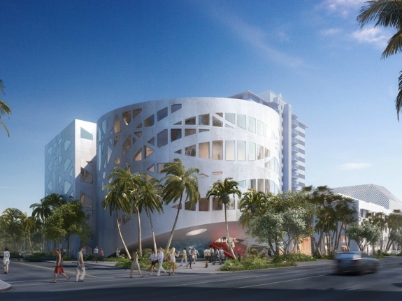     A rendering of the Faena Forum.