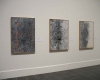 Jasper Johns' triptych including 'Tantric Detail I,' 'Tantric Detail II,' and 'Tantric Detail III.'