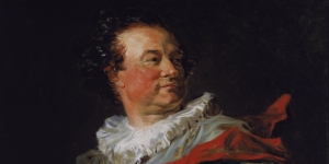 A detail of Fragonard&#039;s portrait of François-Henri d’Harcourt.