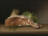 'The Simple Pleasures of Still Life' includes works by Raphaelle Peale. Pictured: Peale's 'Cutlet and Vegetables,' 1816.
