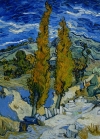 Vincent van Gogh's 'The Poplars at Saint-Remy.'