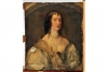 Anthony van Dyck's 'Portrait of Olive Boteler Porter' before restoration. 