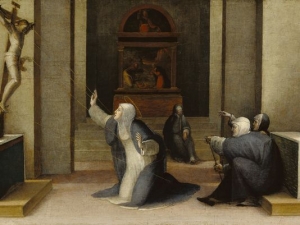  Domenico Beccafumi, &#039;Saint Catherine of Siena Receiving the Stigmata,&#039; circa 1513-15. 