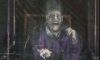 A detail from Francis Bacon's 'Untitled (Pope),' circa 1954, which sold for nearly $30 million at Sotheby's is 2012..