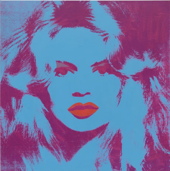  Brigitte Bardot, by Andy Warhol (detail, 1974)