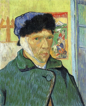 Vincent van Gogh&#039;s &#039;Self-Portrait with Bandaged Ear,&#039; 1889.