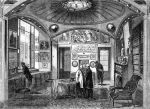 A drawing of the breakfast room in the Sir John Soane House.
