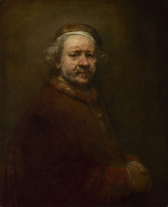 Rembrandt&#039;s &#039;Self Portrait at the Age of 63,&#039; 1669.