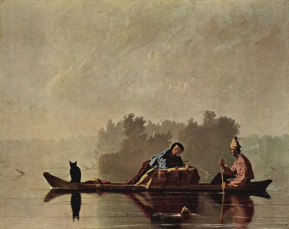 George Caleb Bingham&#039;s &#039;Fur Traders Descending the Missouri.&#039;