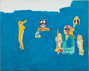 A painting by Jean-Michel Basquiat.