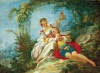 Jean-Honoré Fragonard's 'Happy Lovers.'