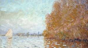 Claude Monet&#039;s &#039;Argenteuil Basin With A Single Sailboat,&#039; 1874.