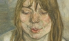 Lucian Freud&#039;s Woman Smiling is regarded as the work that pioneered the style of painting for which he is most recognised.