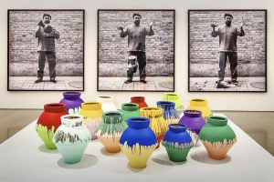 Ai Weiwei installation at the Perez Art Museum, Miami.