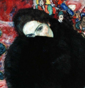 Gustav Klimt&#039;s &#039;Lady with a Muff.&#039;
