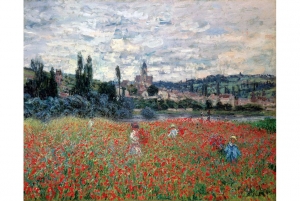 Claude Monet&#039;s Poppy Field Near Vetheuil
