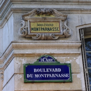 Boulevard du Montparnasse, Paris.