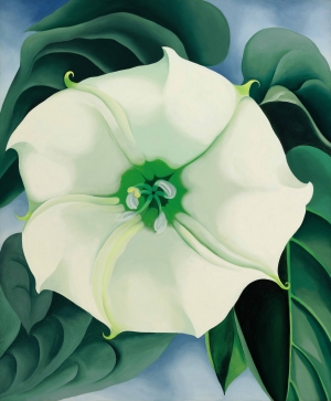 Georgia O&#039;Keeffe&#039;s &#039;Jimson Weed/White Flower No. 1,&#039; 1932.