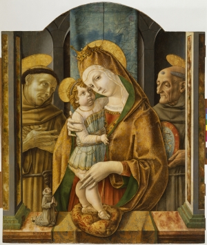 Carlo Crivelli&#039;s &#039;Madonna and Child with Saints and Donor.&#039;