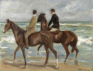 Max Liebermann&#039;s &#039;Two Riders on the Beach,&#039; 1901.