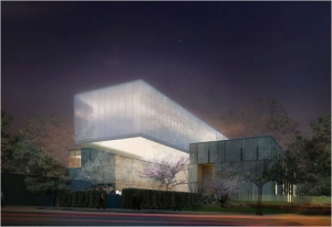 A rendering of the New Barnes Foundation Home