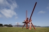 SFMOMA's exhibition Mark di Suvero at Crissy Field.