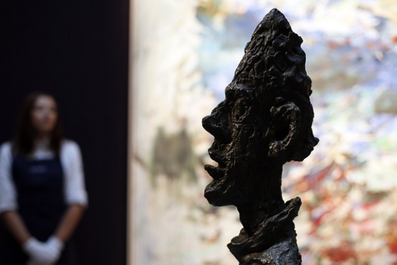 Alberto Giacometti&#039;s &#039;Grande tête de Diego,&#039; 1955.