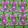 Keith Haring's 'Andy Mouse,' 1985.