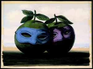 René Magritte, The Hesitation Waltz, 1952, gouache on paper.